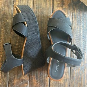 Volcom platform sandals